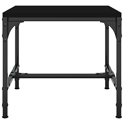 Acheter Maison Chic Table basse,Table Console Table d'appoint, Table pour salon Noir 50x50x35 cm Bois d'ingénierie -MN15081