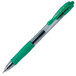 Stylo gel Pilot G-2 07 Vert Ballon 0,4 mm (12 Unités)