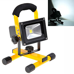 Wewoo Projecteur LED blanc KX-913 rechargeable portable 10W 900LM 6000K lampe de jaune