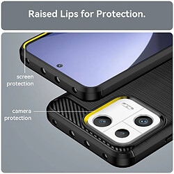 Avis Htdmobiles Coque pour Xiaomi 13 5G - housse etui silicone gel carbone + film ecran - NOIR