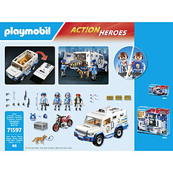 Playmobil® 71597 Fourgon blinde avec convoyeurs de fonds