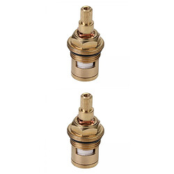 2x Insert de Disque de Valve de Cartouche de Robinet En Céramique Quart de Tour Petit 1/4 "20T 22mm