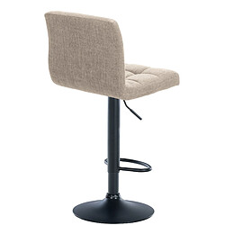 Avis Non Tabouret de bar Calma tissu noir