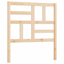 Maison Chic Tête de lit scandinave,Meuble de chambre 96x4x104 cm Bois massif de pin -MN49072