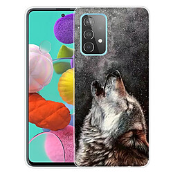 Coque en TPU antichoc, IMD Loup pour votre Samsung Galaxy A23 5G