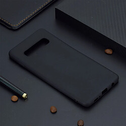 Wewoo Coque Souple TPU Candy Color pour Samsung Galaxy S10 Noir