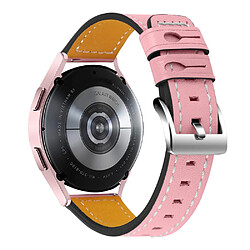 Bracelet en cuir véritable 20mm, rose pour votre Huawei Watch GT 2 42mm/Watch 2