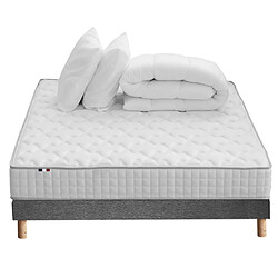 Avis Idliterie Ensemble Matelas 100% latex 5 zones ORIGINEL + Sommier + oreiller + couette - Fabriqué en France