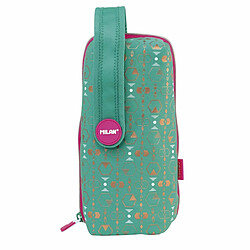 Trousse Scolaire avec Accessoires Milan Copper III 22,5 x 11,5 x 11 cm Vert