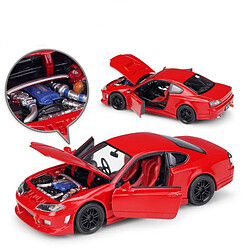 Avis Universal Modèle en alliage 1: 24, simulation de voiture de sport moulée sous pression, cadeau de collection, modèle de jouet pour garçon, |(Rouge)