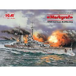 Markgraf (full hull & waterline) WWI German Battleship- 1:700e - ICM