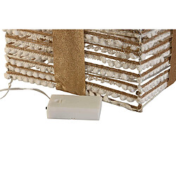 Avis Décorations de Noël DKD Home Decor Blanc Doré Naturel 25 x 25 x 25 cm (3 Pièces)