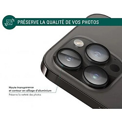 Acheter Force Glass Protège-caméra pour iPhone 15 Pro/15 Pro Max/14 Pro/14 Pro Max Ultra-résistant Noir