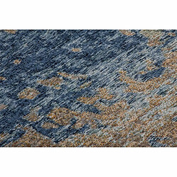 Avis Paris Prix Tapis Vintage à Poils Courts Blaze Bleu 115 x 170 cm