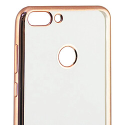 Avis Totalcadeau Coque de protection compatbile Huawei P Smart Flexible Métallique - Protection Couleur - Rose pas cher