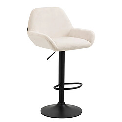 Non Tabouret de bar Braga velours noir