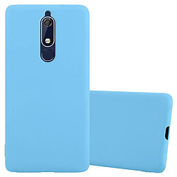 Cadorabo Coque Nokia 5,1 Etui en Bleu