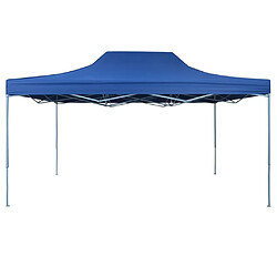 vidaXL Tente pliable 3 x 4,5 m Bleu