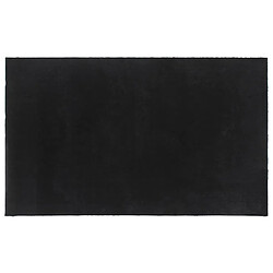 vidaXL Tapis de porte noir 90x150 cm fibre de coco touffeté