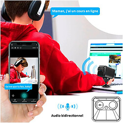 Acheter Mini Caméra de Surveillance Portable Sans Fil 4K Full HD WiFi OX-MINI - Vision Nocturne Audio Bidirectionnelle, PIR, Notification App