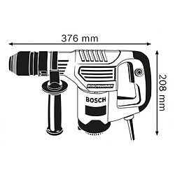 Marteaupiqueur SDSPlus Bosch GSH 3 E Professional 650 W pas cher