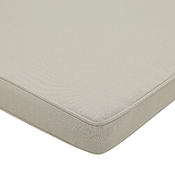 Acheter Beliani Coussin taupe 152 x 54 x 5 cm pour banc de jardin VIVARA