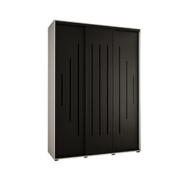 Abiks Meble Armoire Davos 12 À Portes Coulissantes 235,2/180/45 3 Portes