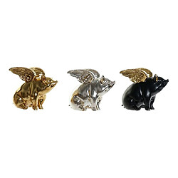 Figurine Décorative DKD Home Decor Résine Cochon (26 x 17 x 22.5 cm) (3 pcs)