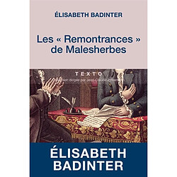 Les Remontrances de Malesherbes : 1771-1775 - Occasion