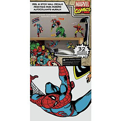 TheDecoFactory Marvel Classic - Stickers rétro