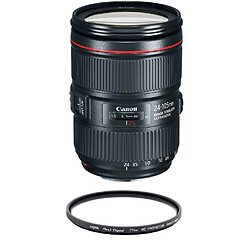 CANON EF 24-105mm F4L IS II USM (White Box) + HOYA 77mm PRO 1D Protector