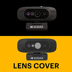 Acheter KODAK Access Webcam: Caméra de Vidéoconférence Professionnelle HD 1080p avec Reconnaissance Faciale Windows Hello et Plug and Play - Noir