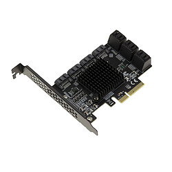 Avis Kalea-Informatique Carte PCIe 3.0 4x avec 10 ports SATA 6G. Chipset ASM1166 et JMB575.