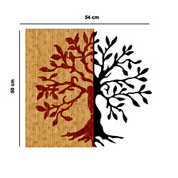 Avis EPIKASA Décoration en Métal et Bois Arbre 17