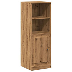 vidaXL Buffet haut chêne artisanal 36x35,5x103,5 cm bois d'ingénierie