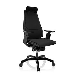 Chaise de bureau / Fauteuil de direction GENIDIA BLACK tissu noir hjh OFFICE