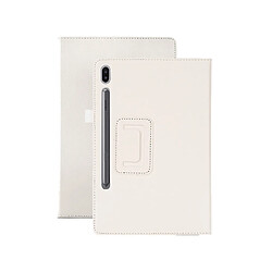 Xeptio Samsung Galaxy TAB S8 PLUS Etui housse pochette blanc