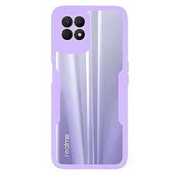 Coque en TPU + acrylique violet pour votre Realme 8i