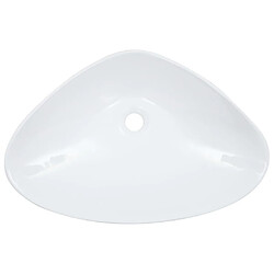 Avis vidaXL Lavabo 58,5 x 39 x 14 cm Céramique Blanc