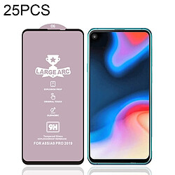 Wewoo Film de verre trempé 25 PCS 9H HD Grand Arc Haute Alumine Plein Écran pour Galaxy A8s