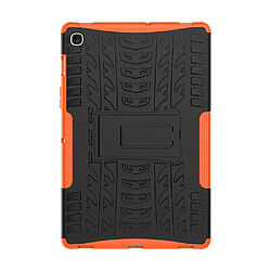 Wewoo Housse Coque antichoc TPU + PC pour Galaxy Tab S5eavec support Orange