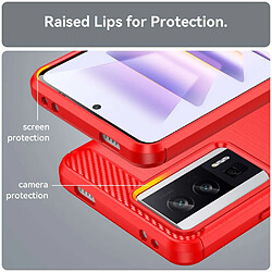 Avis Htdmobiles Coque pour Xiaomi Poco F5 Pro 5G / Redmi K60 / K60 Pro - housse etui silicone gel carbone + verre trempe - ROUGE