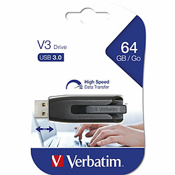 Clé USB Verbatim V3 Gris 64 GB