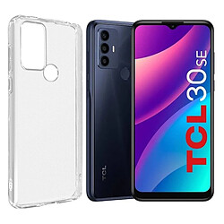 Visiodirect Coque de protection souple silicone transparente pour TCL 30 SE 6.52"