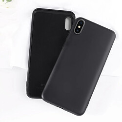 Wewoo Coque Souple Silicone liquide ultra-mince tout-en-un cas de téléphone portable matériau écologique peut être lavé cas de pour IPhone XR Noir