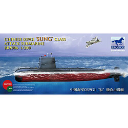 Chinese 039G Sung Class Attack Submarine - 1:200e - Bronco Models