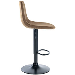 Acheter Non Lot de 2 tabourets de bar Divo velours noir