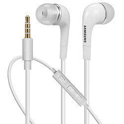 Écouteurs Jack 3.5mm Intra-auriculaires Kit Piéton Samsung EHS64AVFWE Blanc