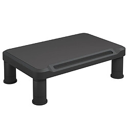 vidaXL Support de moniteur Noir 38x24x10,5 cm