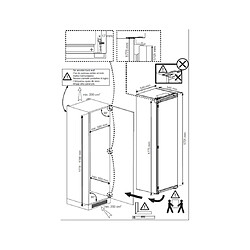 Réfrigérateur 1 porte intégrable à glissière 309l - BSSA315E4SFN - BEKO pas cher